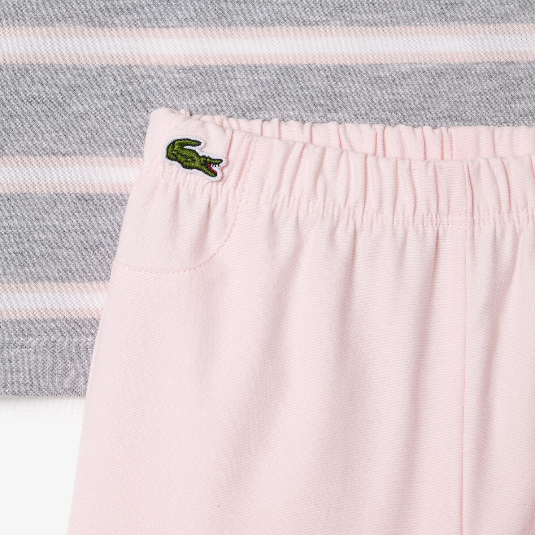 طقم بيجامة ميني بيكيه من القطن العضوي طقم بيجامة ميني بيكيه من القطن العضوي