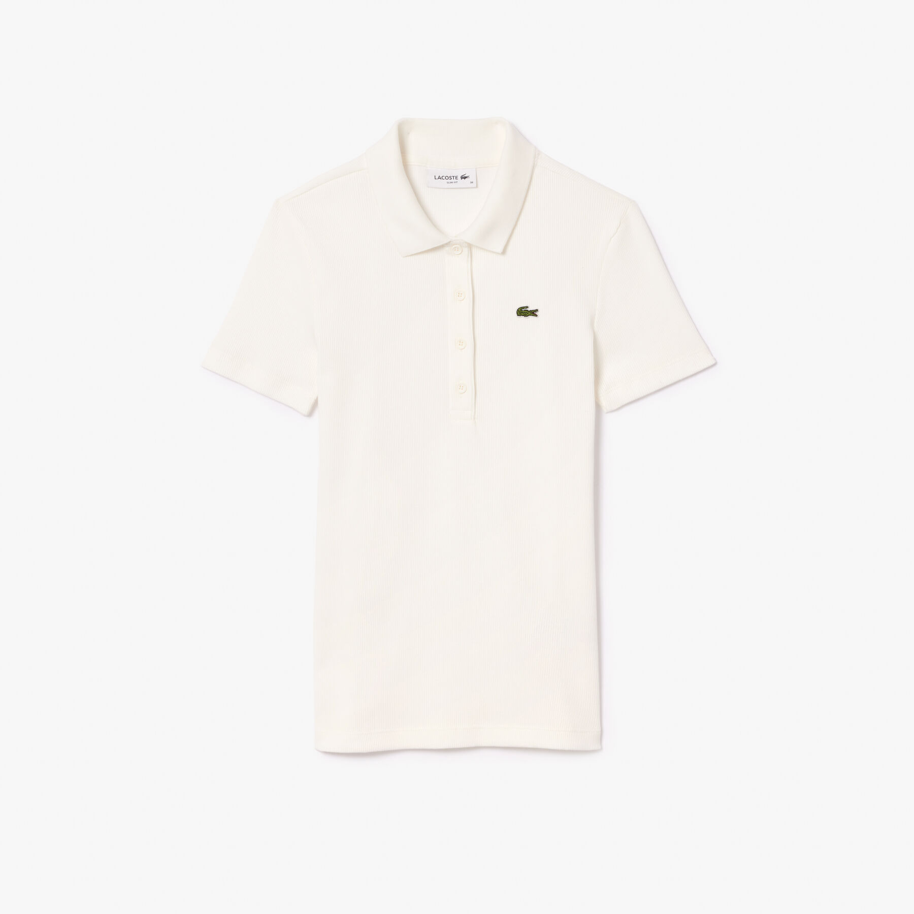 Slim Fit L.12.D Ribbed Cotton Polo Shirt