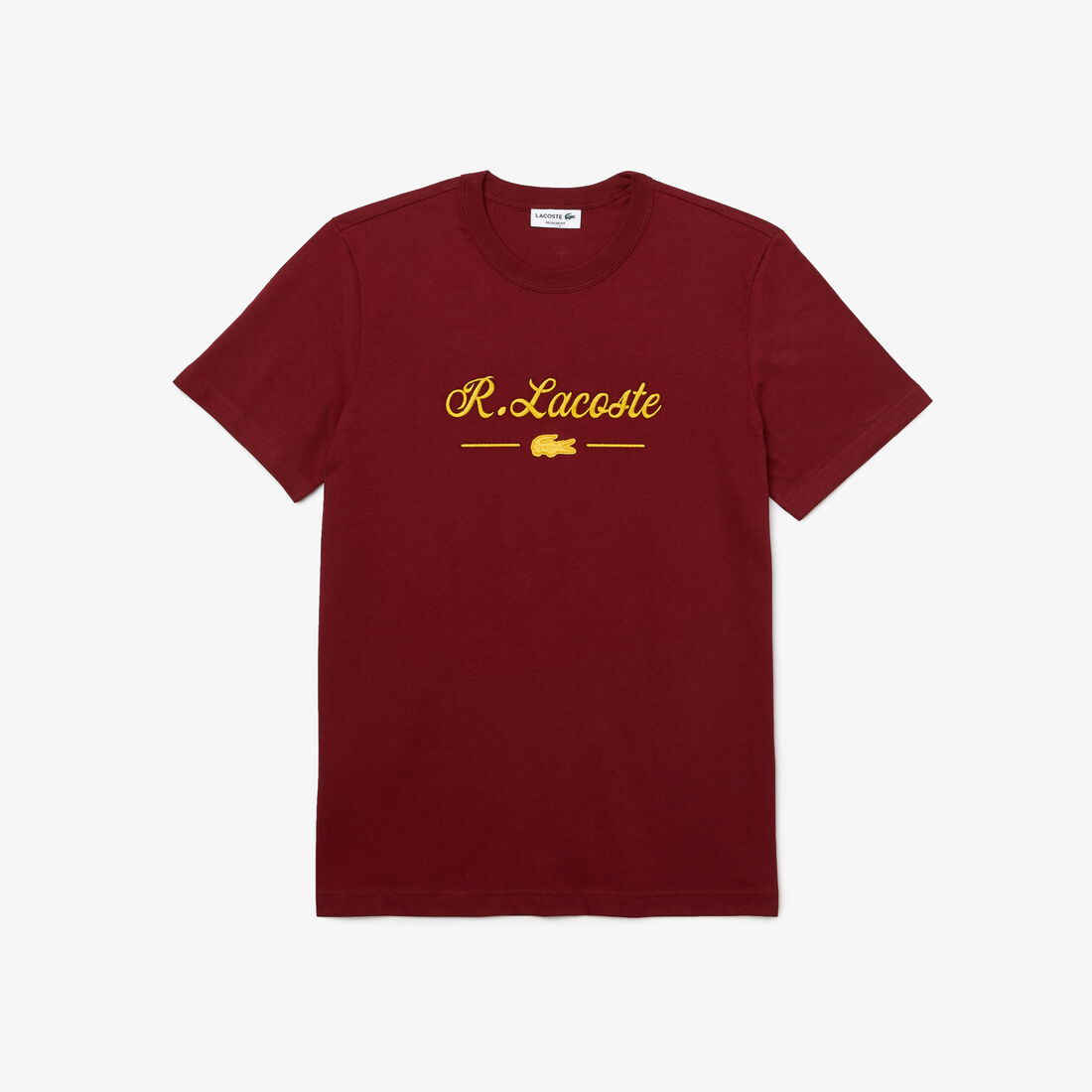 تيشيرت قطني مطرز برقبة دائرية للرجال تيشيرت قطني مطرز برقبة دائرية للرجال