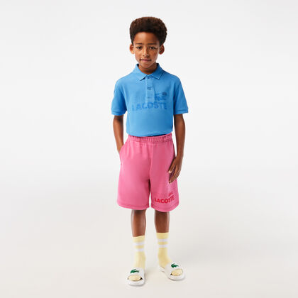 Boys' Branded Organic Cotton Fleece Shorts