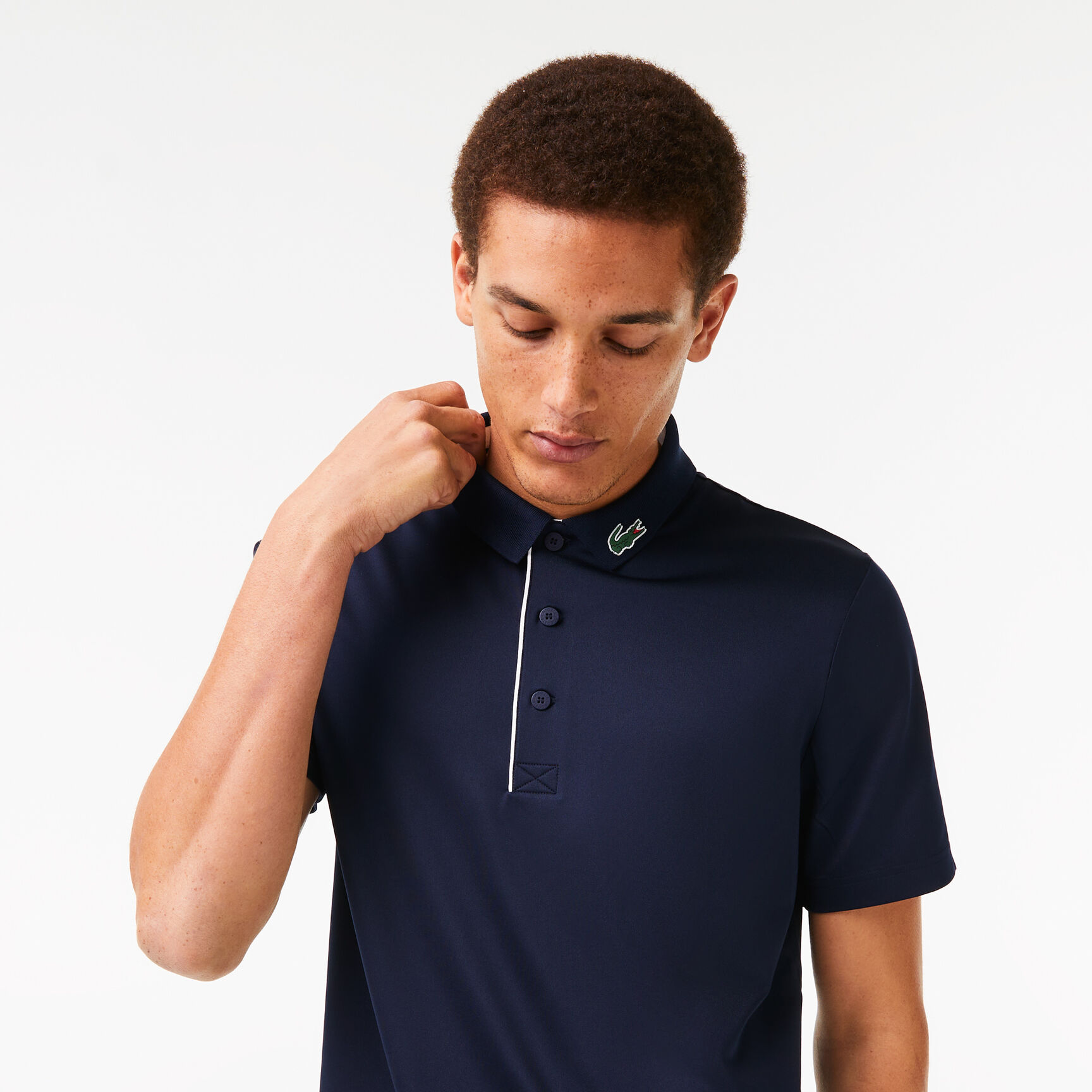 Men's Lacoste SPORT Jersey Golf Polo