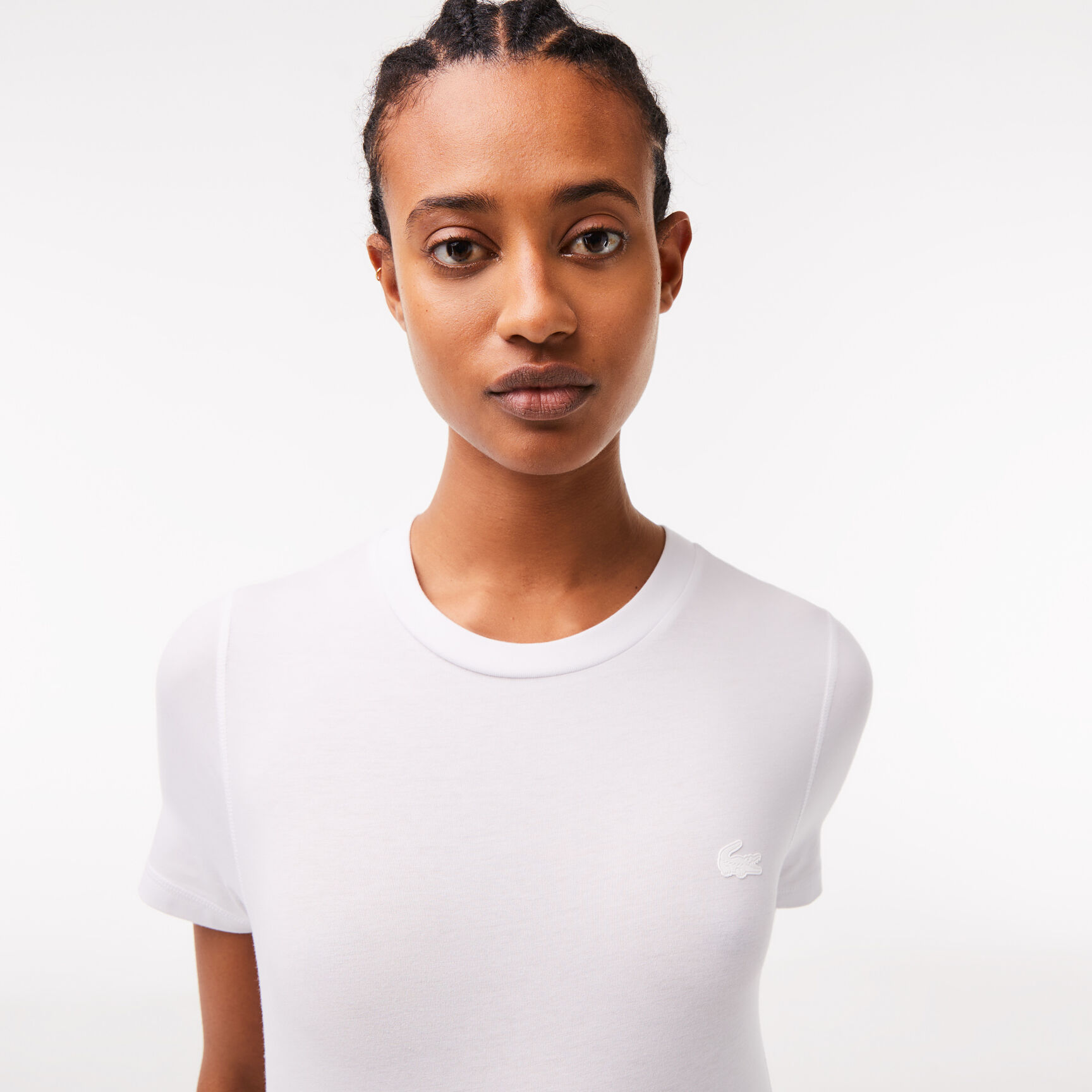 Women's Crew Neck Cotton Blend T-shirt