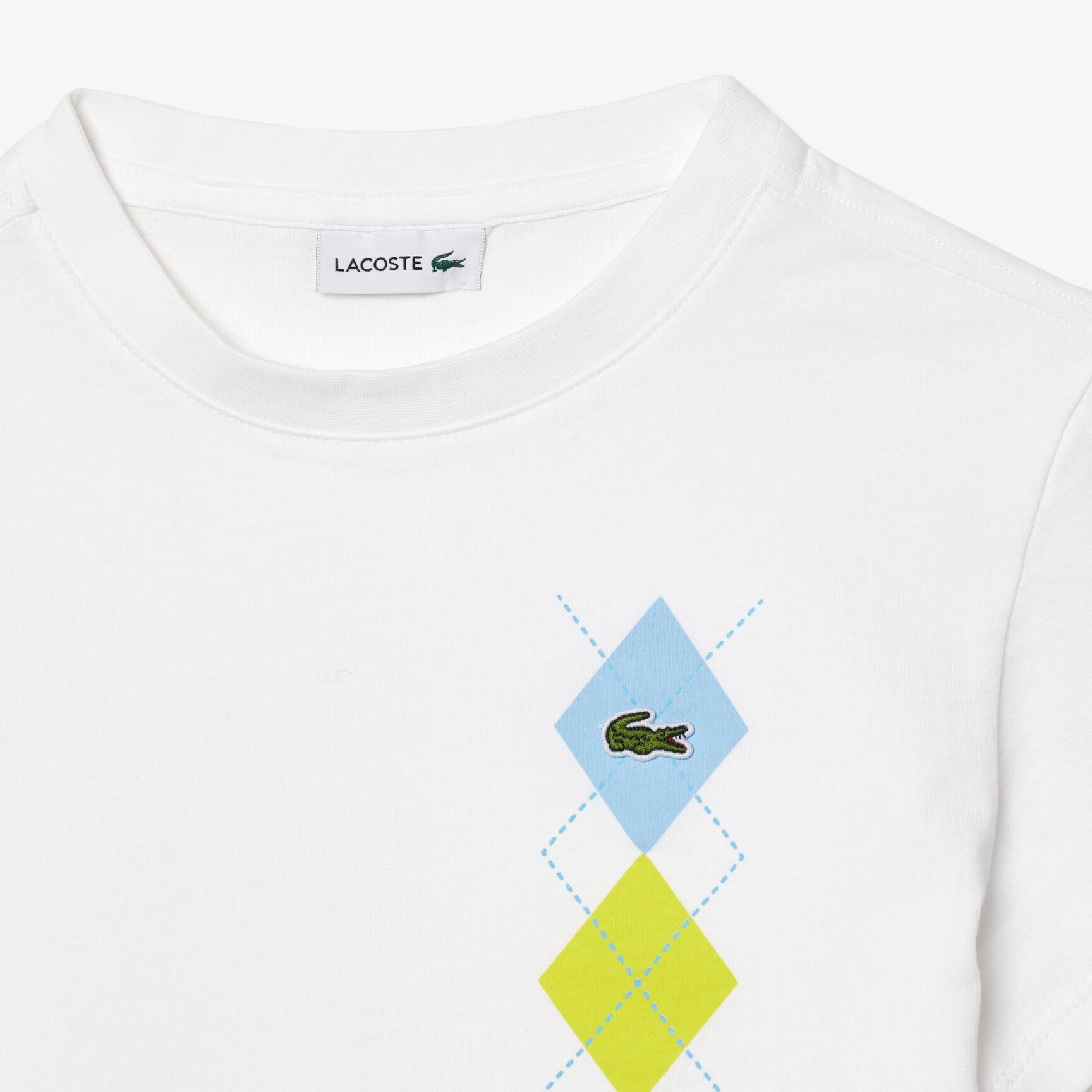 Argyle Print T-shirt