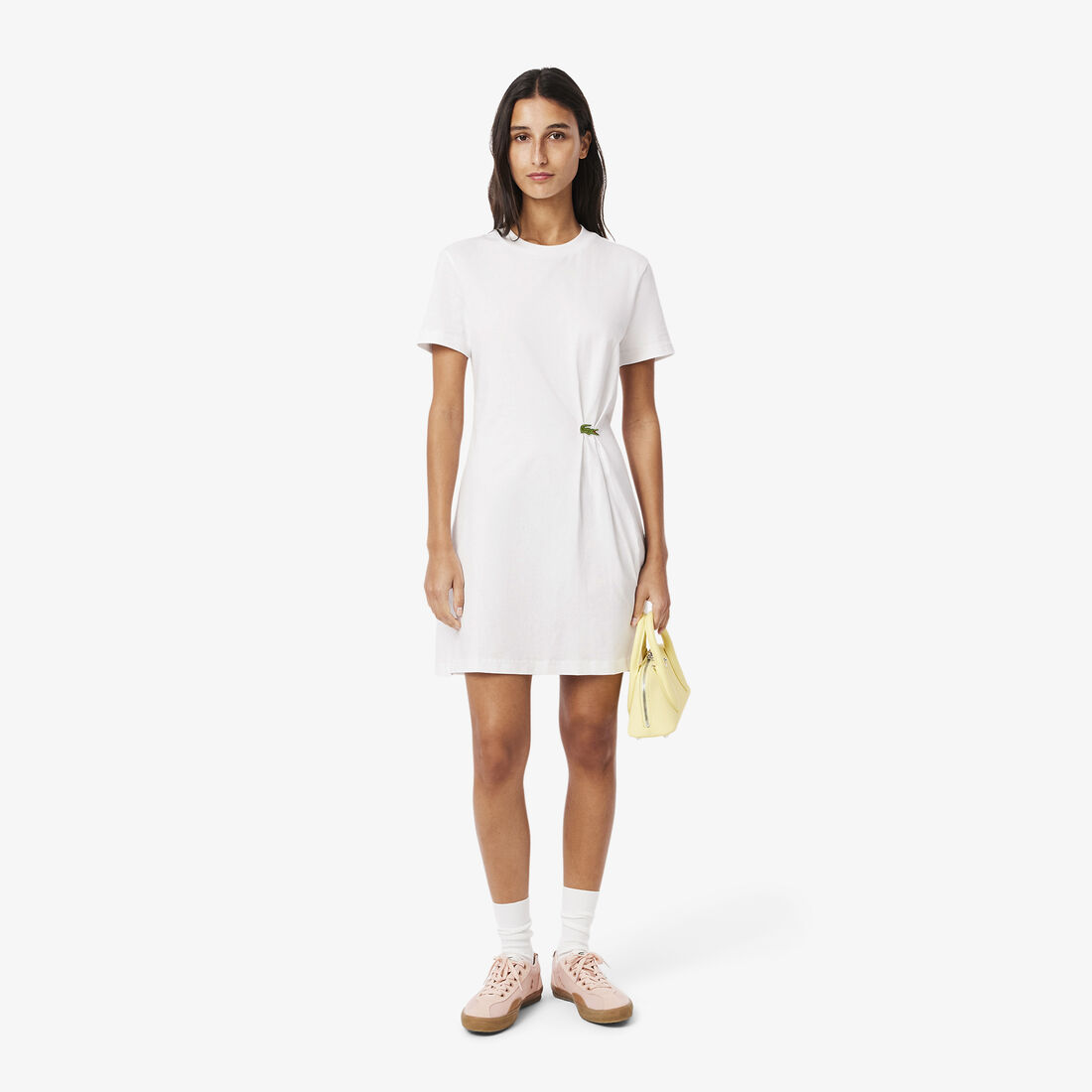 Draped T-shirt Dress