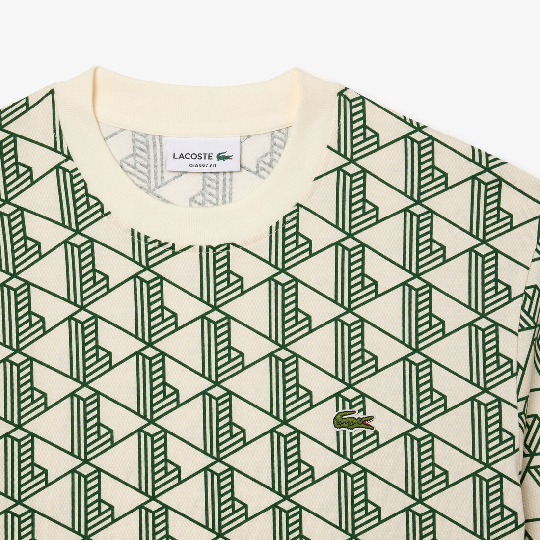 تيشيرت قطن مونوغرام تيشيرت قطن مونوغرام