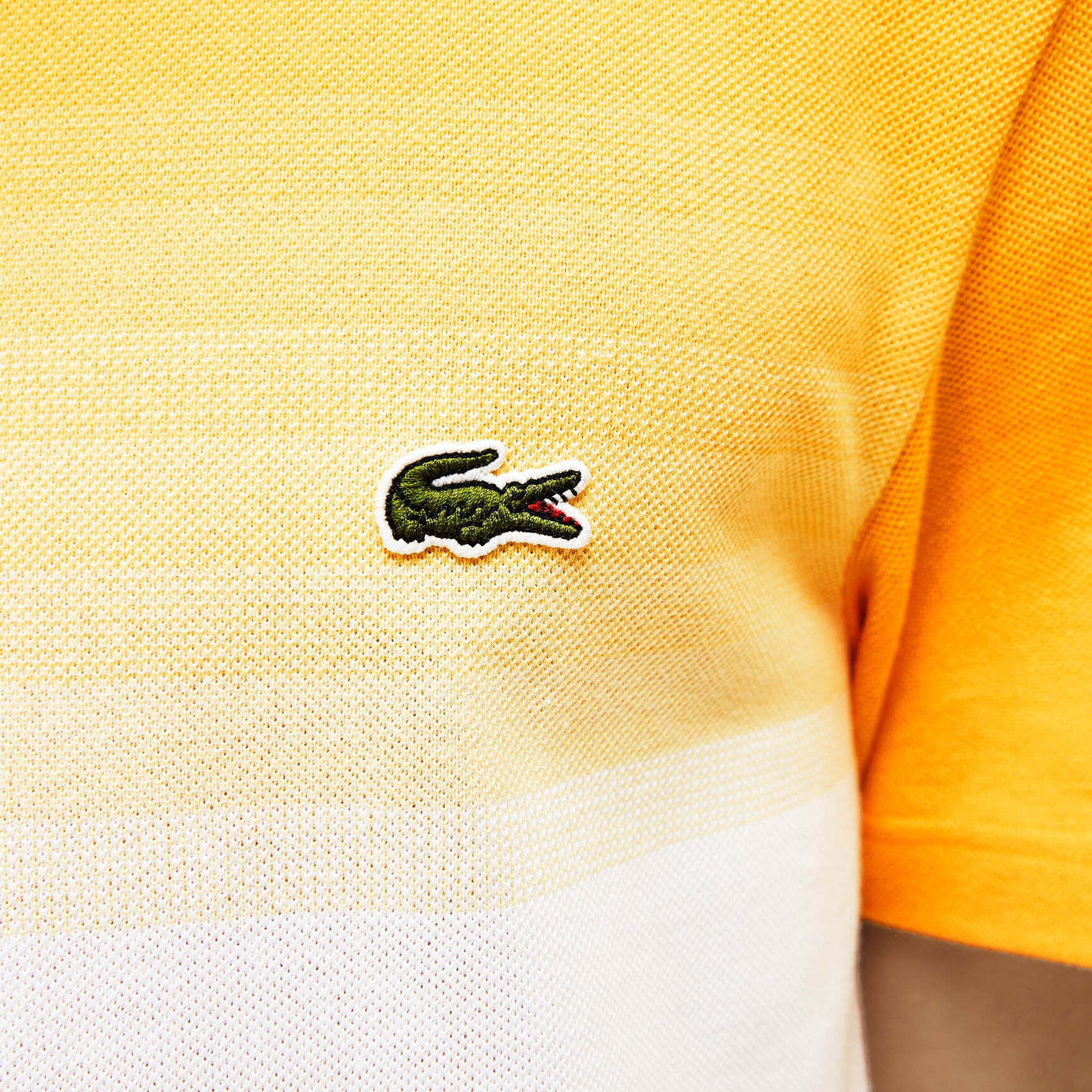 قميص تي-شيرت بفتحة رقبة مستديرة محيك من قطن بيكيه من مجموعة Made in France للرجال