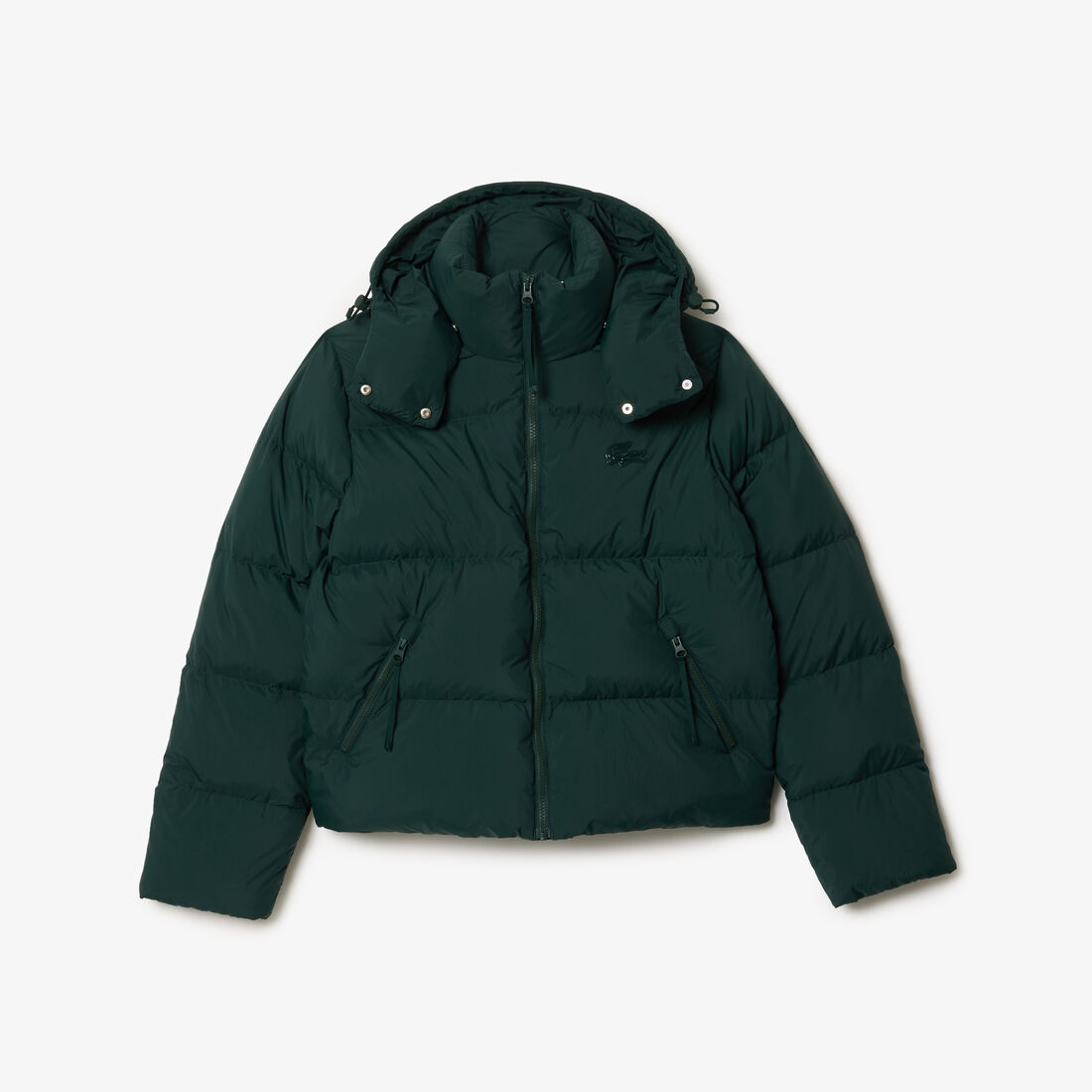 Padded Down Logo Jacket with Hood