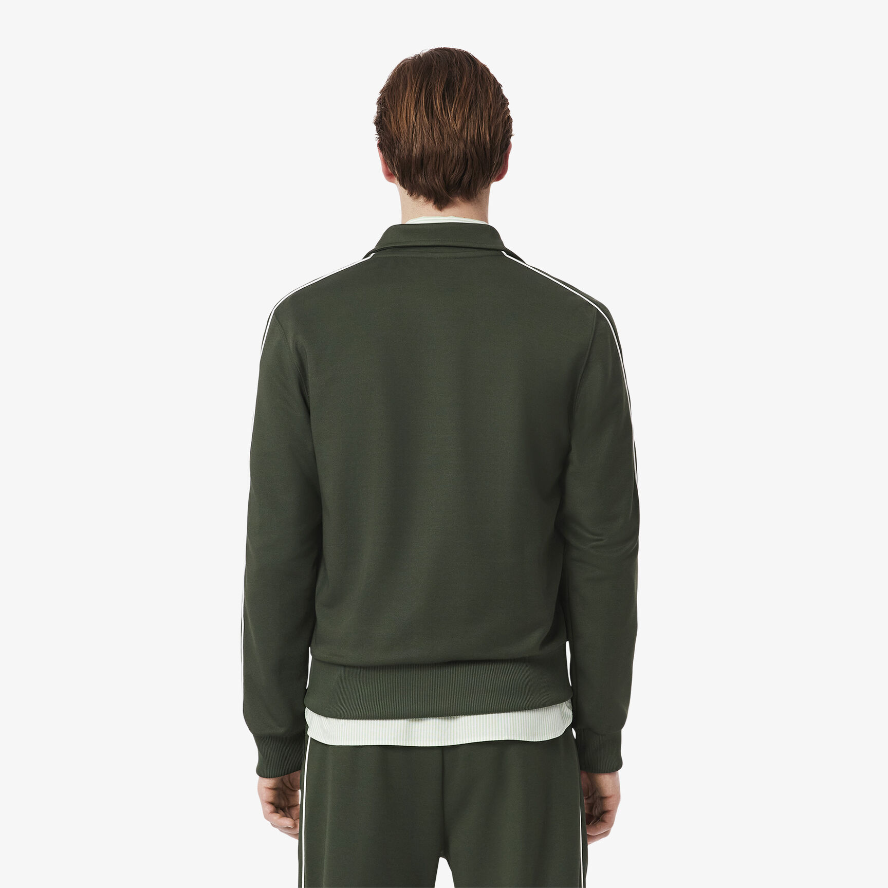 Paris Pique Zip Front Track Jacket