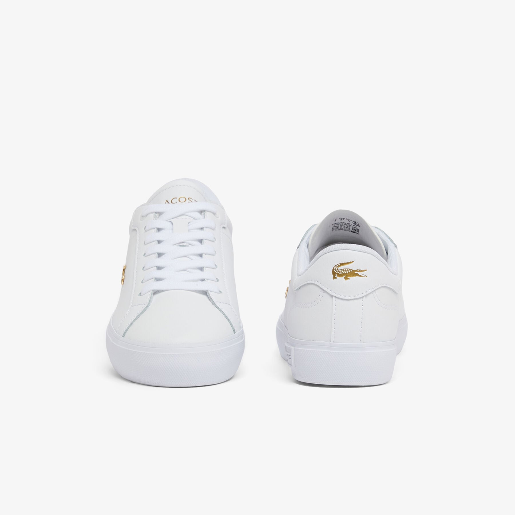 Women's Powercourt Leather Sneakers lacoste women s powercourt leather sneakers