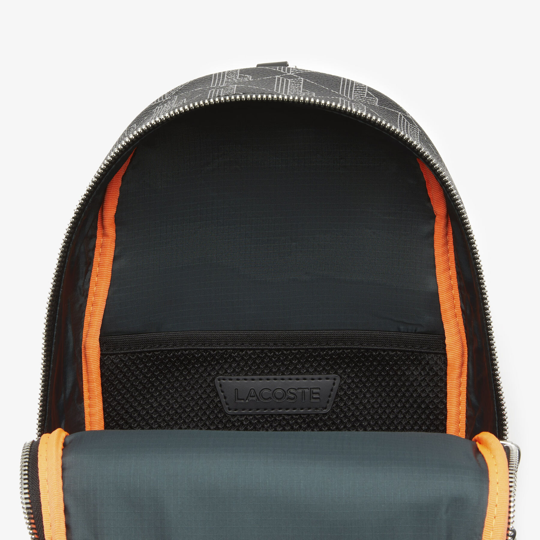 Men’s Lacoste The Blend Monogram Print Cross Body Bag men s lacoste the blend monogram print cross body bag