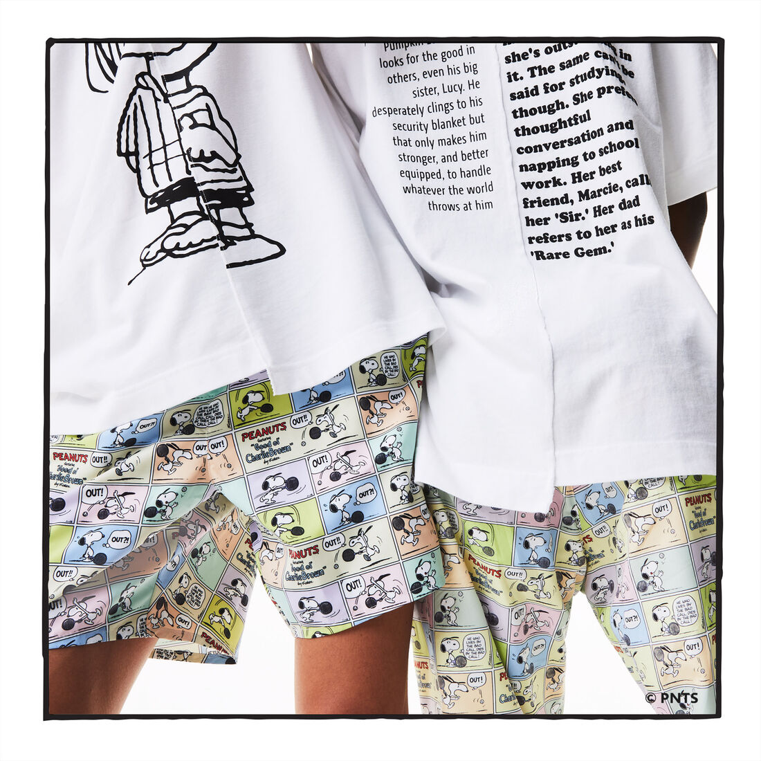 Unisex Lacoste L!VE x Peanuts Loose Fit T-shirt Unisex Lacoste L!VE x Peanuts Loose Fit T-shirt