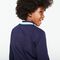 lacoste girls  striped accents zip fleece teddy jacket