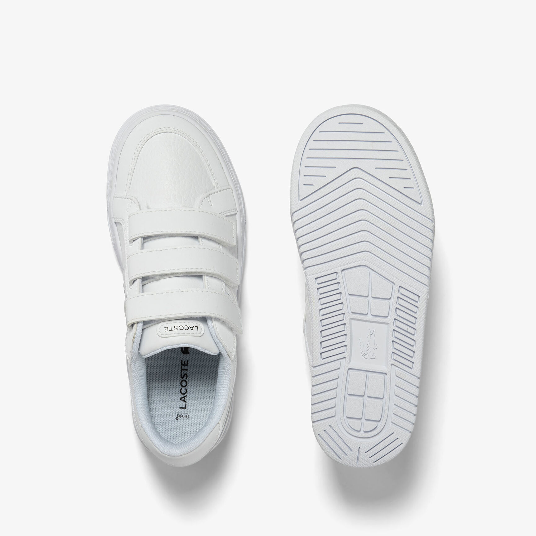 Children's Lacoste L001 Synthetic Trainers