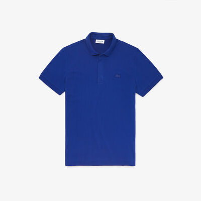 Men's Lacoste Paris Polo Shirt Regular Fit Stretch Cotton Piqué