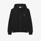 lacoste classic fit zipped fleece sweatshirt