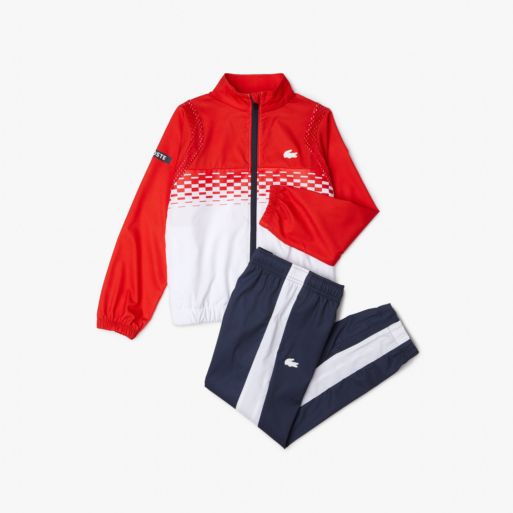 Lacoste ensemble rouge top