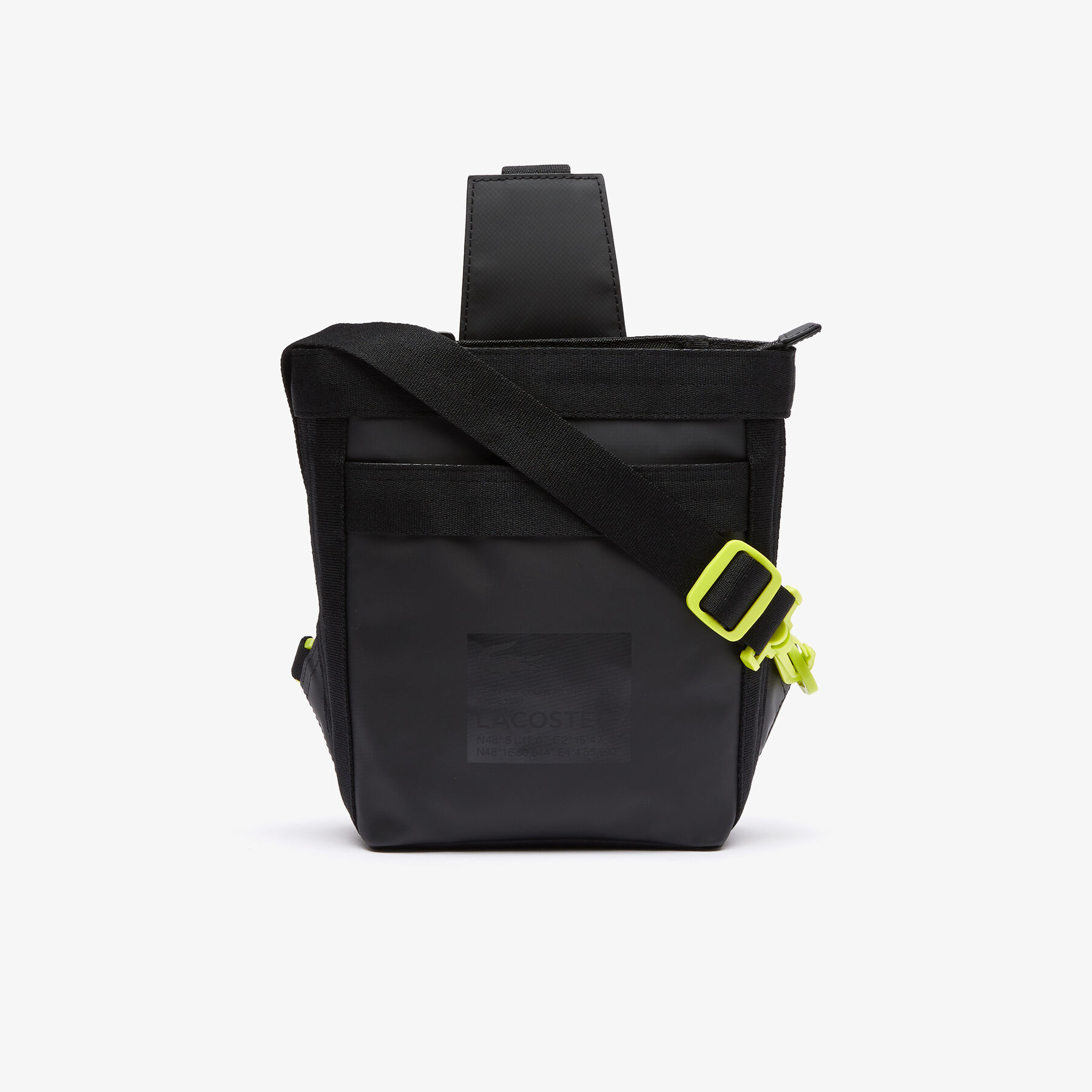 Men's Lacoste Signature Print Body Bag men s lacoste signature print body bag