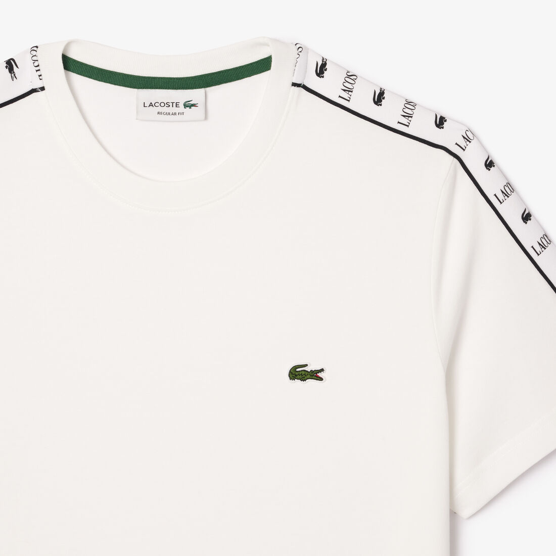 Cotton Jersey Logo Stripe T-shirt Cotton Jersey Logo Stripe T-shirt