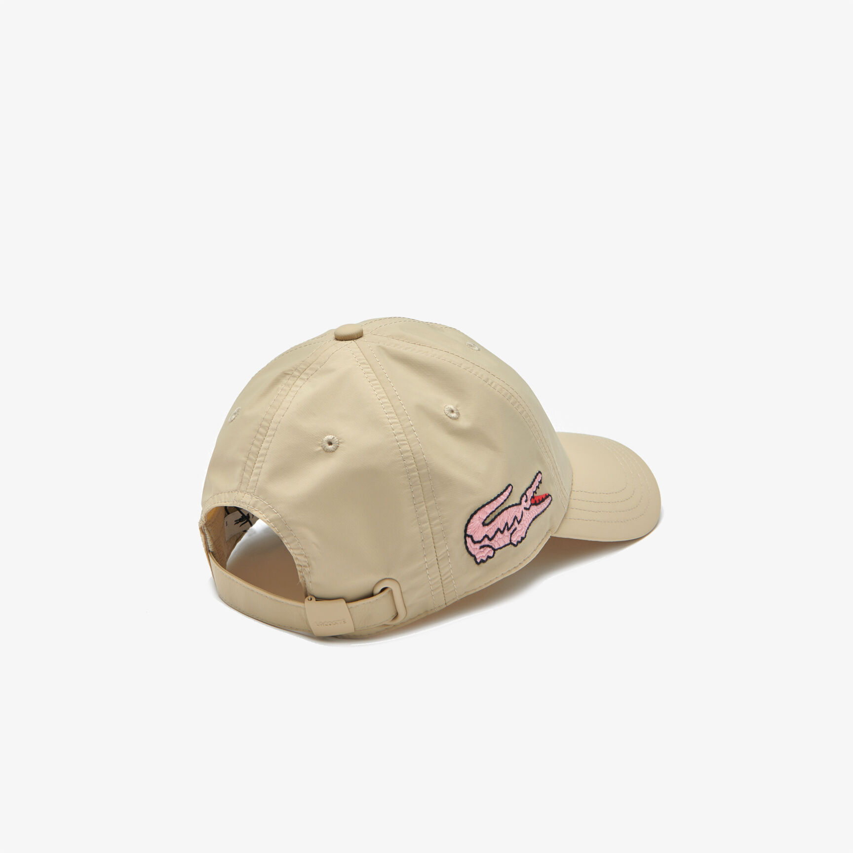 كاب نايلون خفيف للنساء مع تطريز التمساح بالحجم الكبير