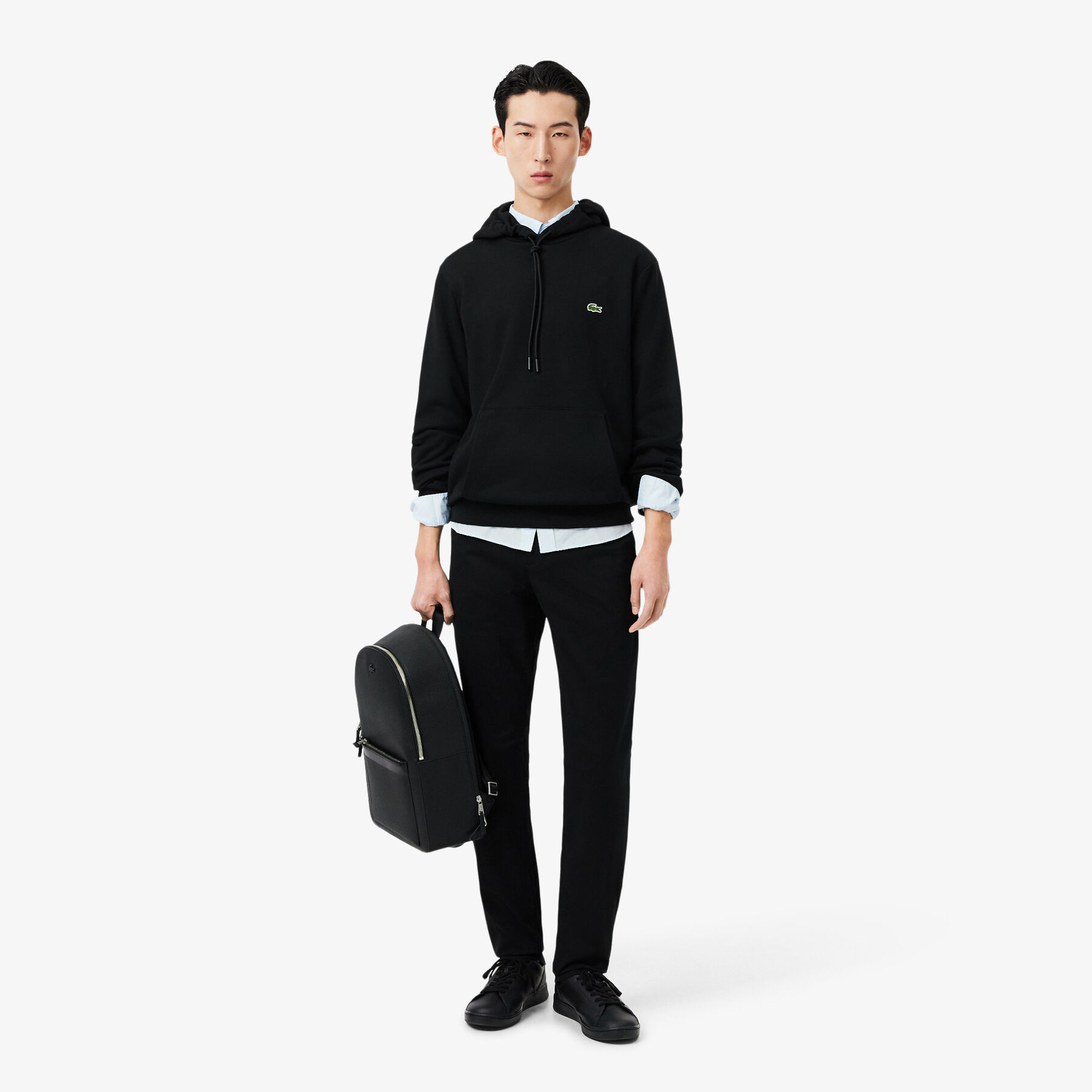 Cotton Fleece Hoodie lacoste cotton fleece hoodie
