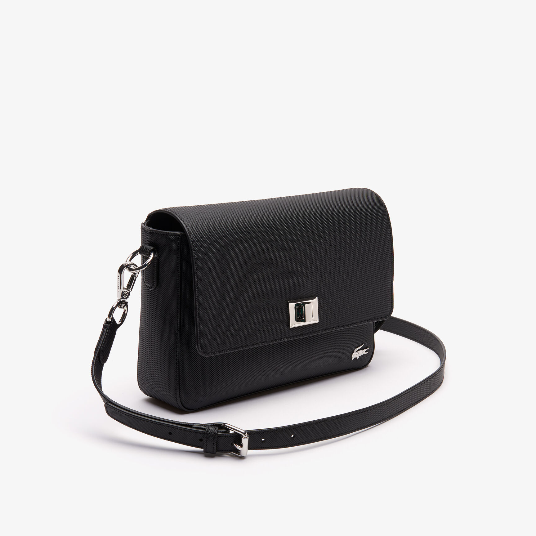 Women's Daily Classic Coated Piqu&eacute; Canvas Clasp Shoulder Bag