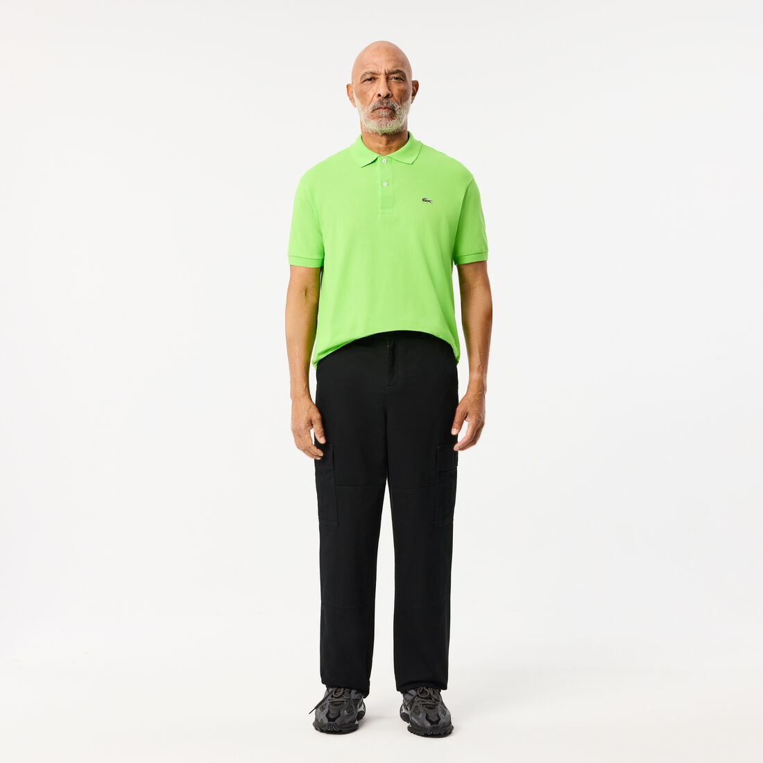 Straight Cut Cotton Cargo Pants