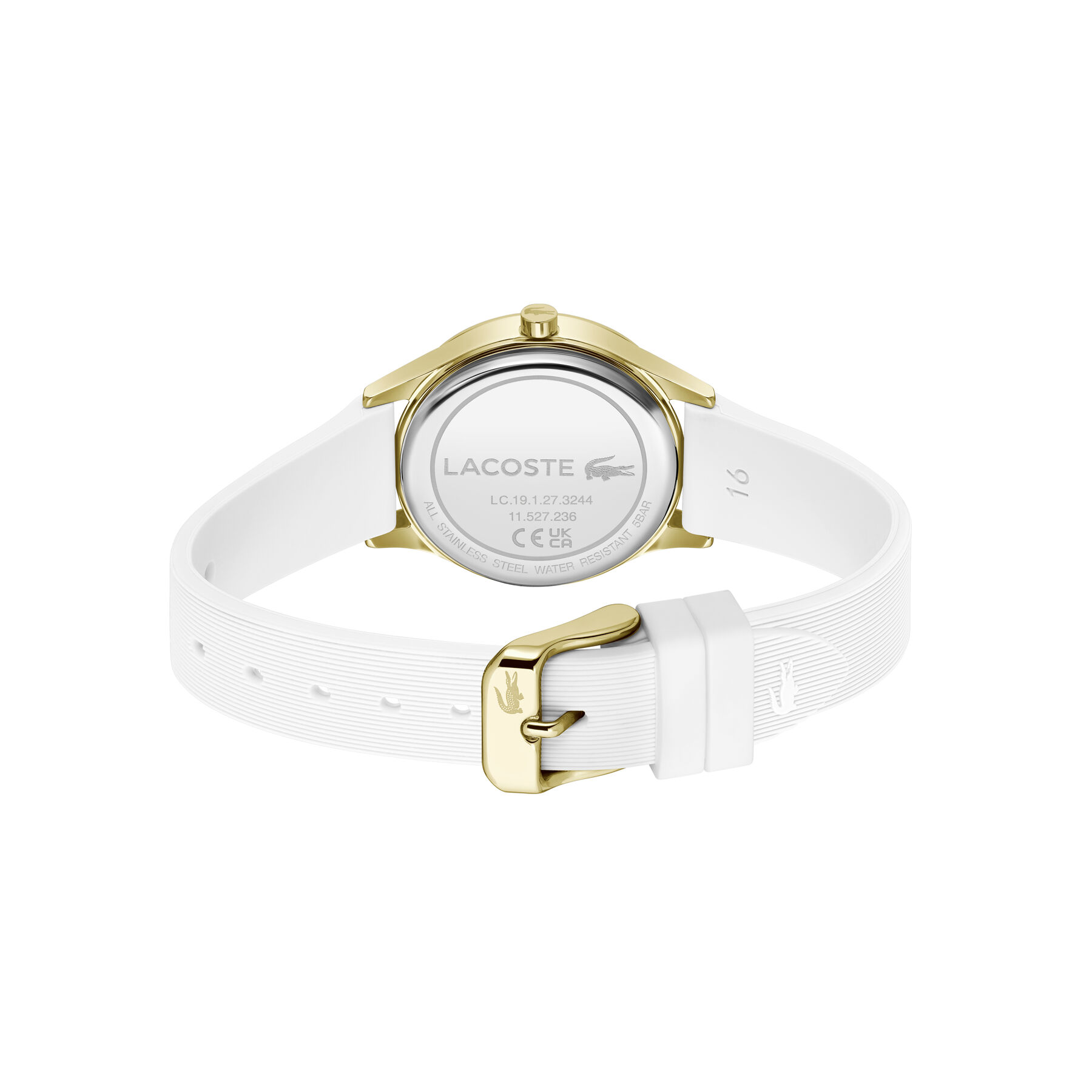 Crocodelle White Silicone Watch
