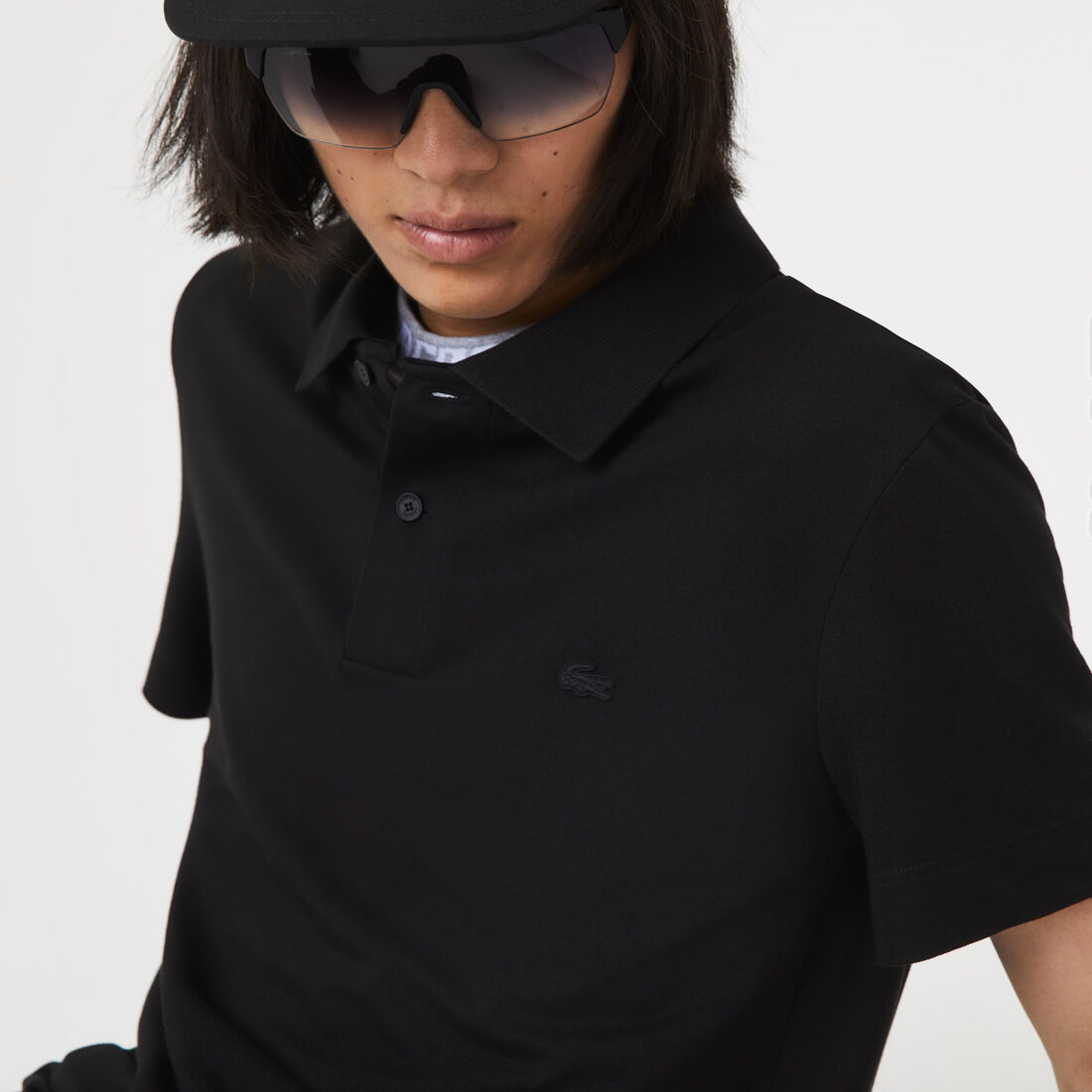 Men's Lacoste Slim Fit Organic Stretch Cotton Piqué Polo Shirt Men's Lacoste Slim Fit Organic Stretch Cotton Piqué Polo Shirt