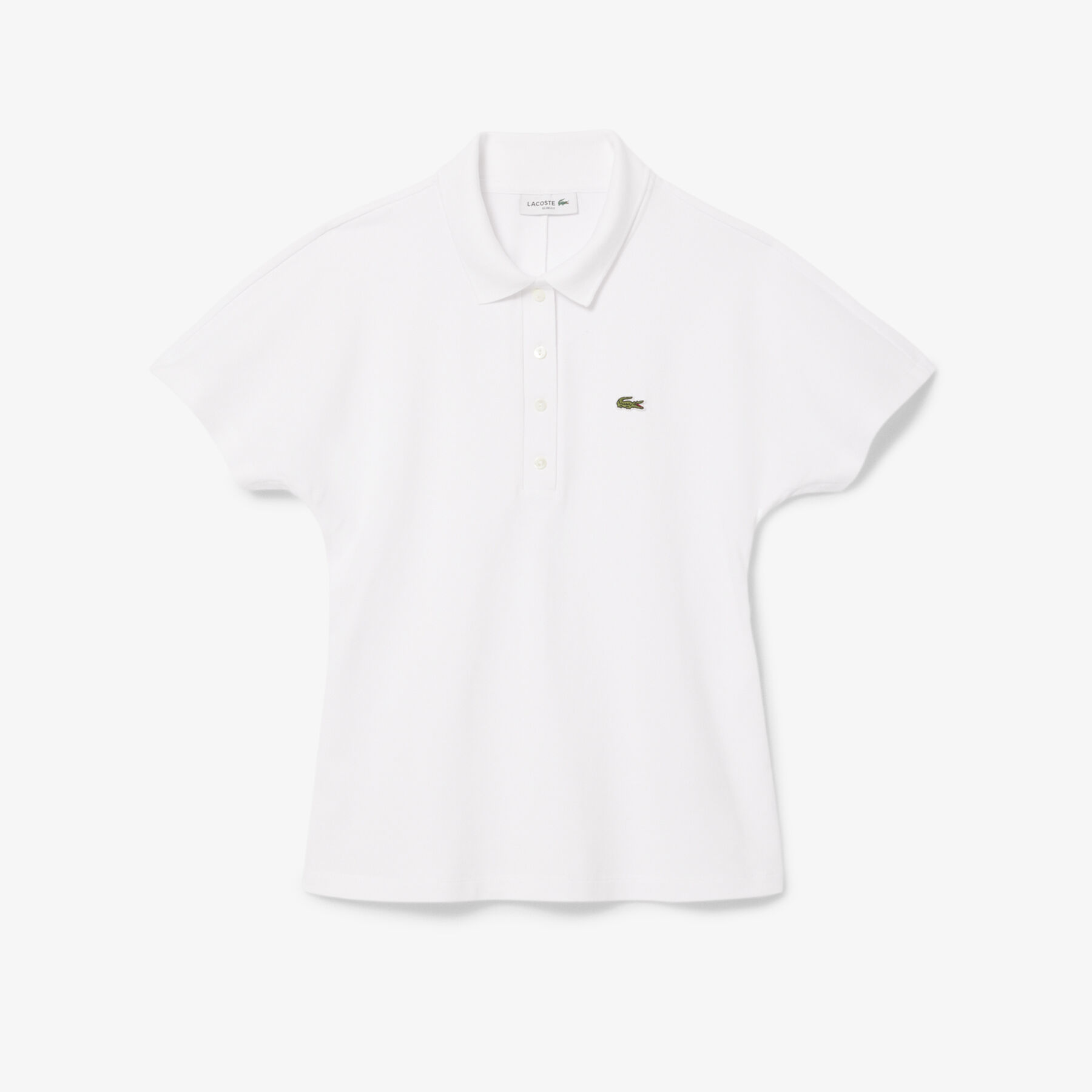 lacoste slim fit adjustable pique polo shirt