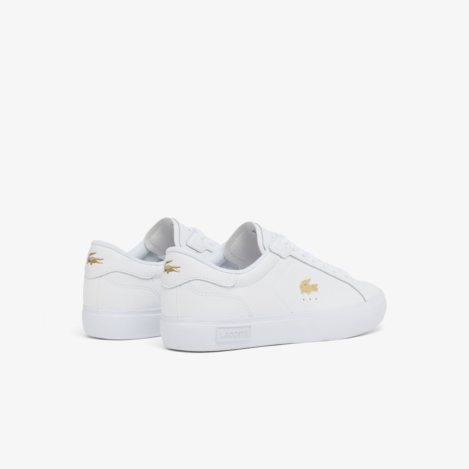Women's Powercourt Leather Sneakers lacoste women s powercourt leather sneakers