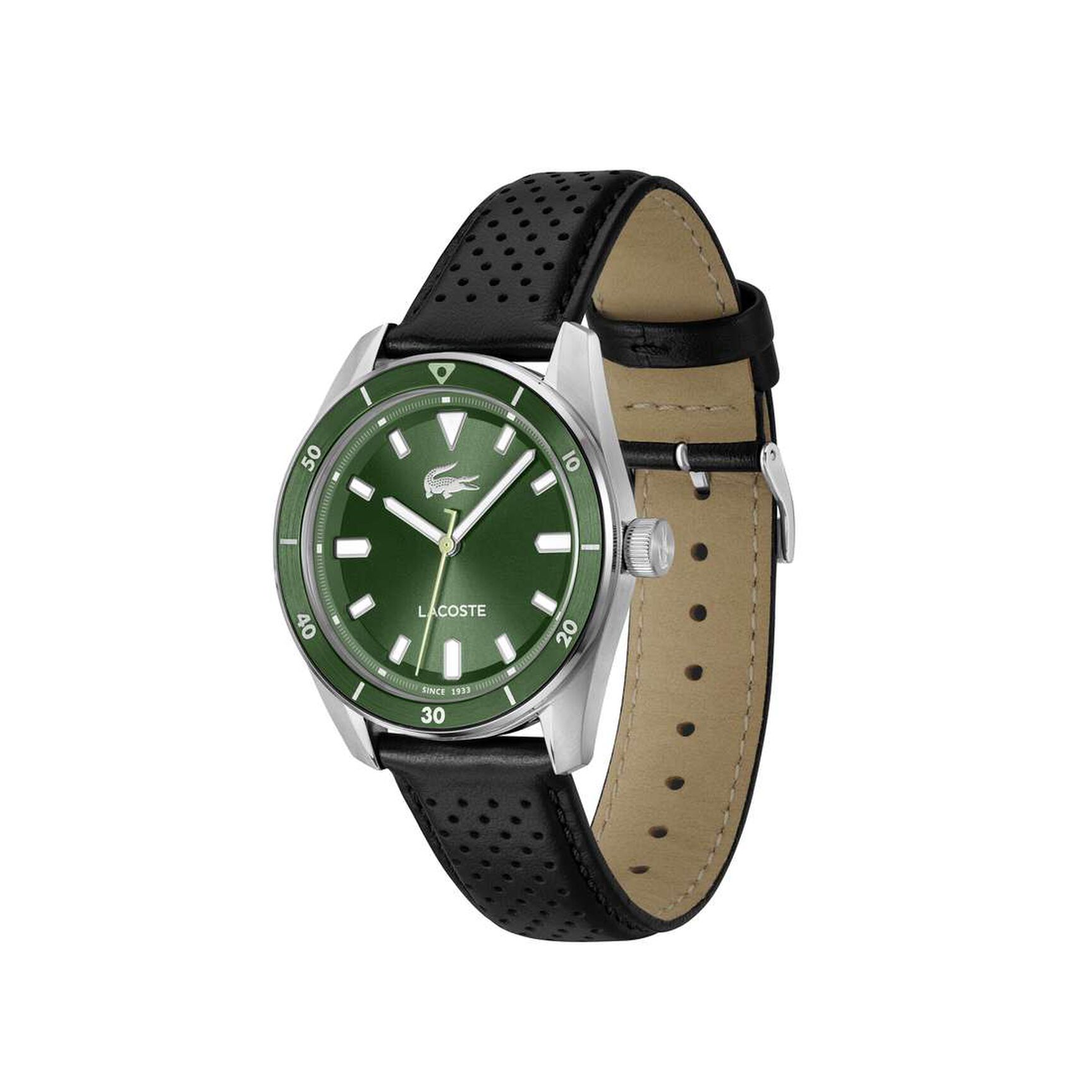 ساعة كوارتز جلدية للرجال بثلاثة عقارب