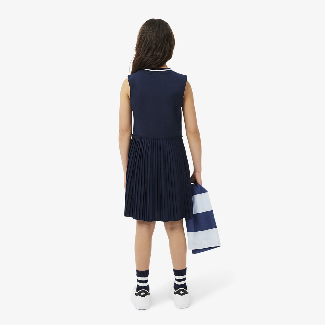 Sleeveless Pleated Jersey Dress Sleeveless Pleated Jersey Dress