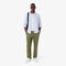 lacoste regular fit striped oxford shirt