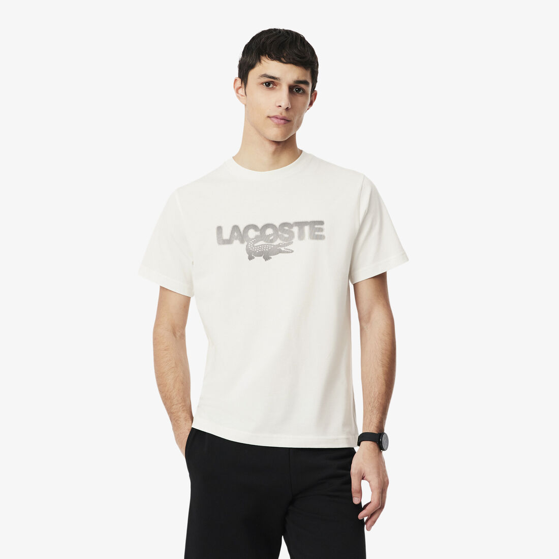 Printed Cotton Jersey T-shirt lacoste printed cotton jersey t shirt