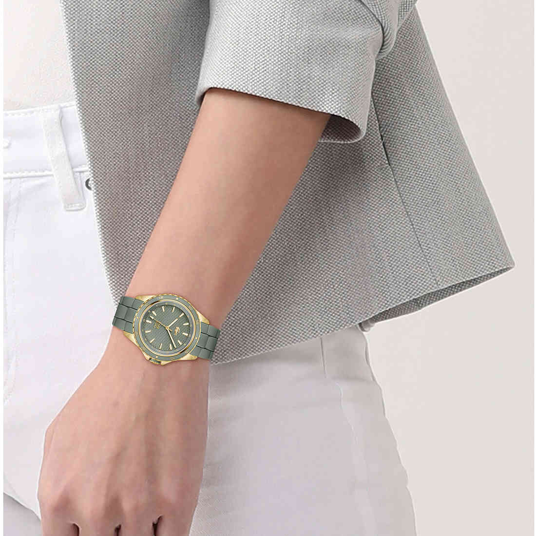 Women Silicone Strap 3 Hand Quartz Watch Women Silicone Strap 3 Hand Quartz Watch