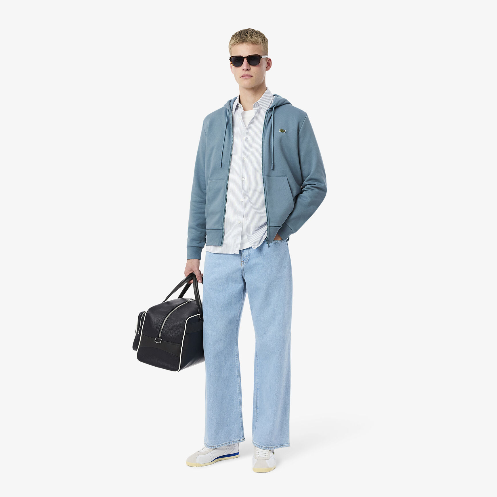 هودي من الصوف بسحاب