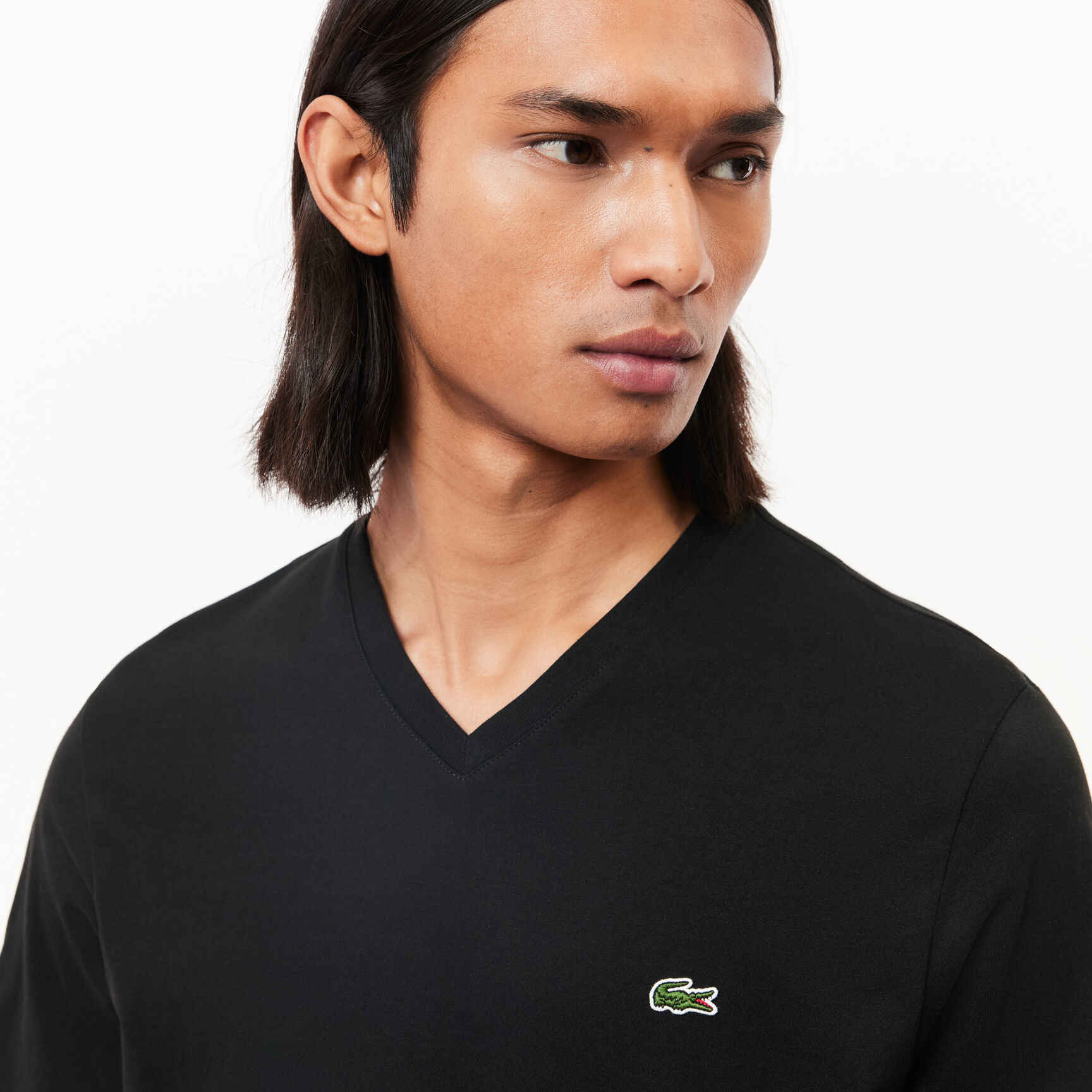 تيشيرت قطن بفتحة رقبة حرف V للرجال تيشيرت قطن بفتحة رقبة حرف V للرجال