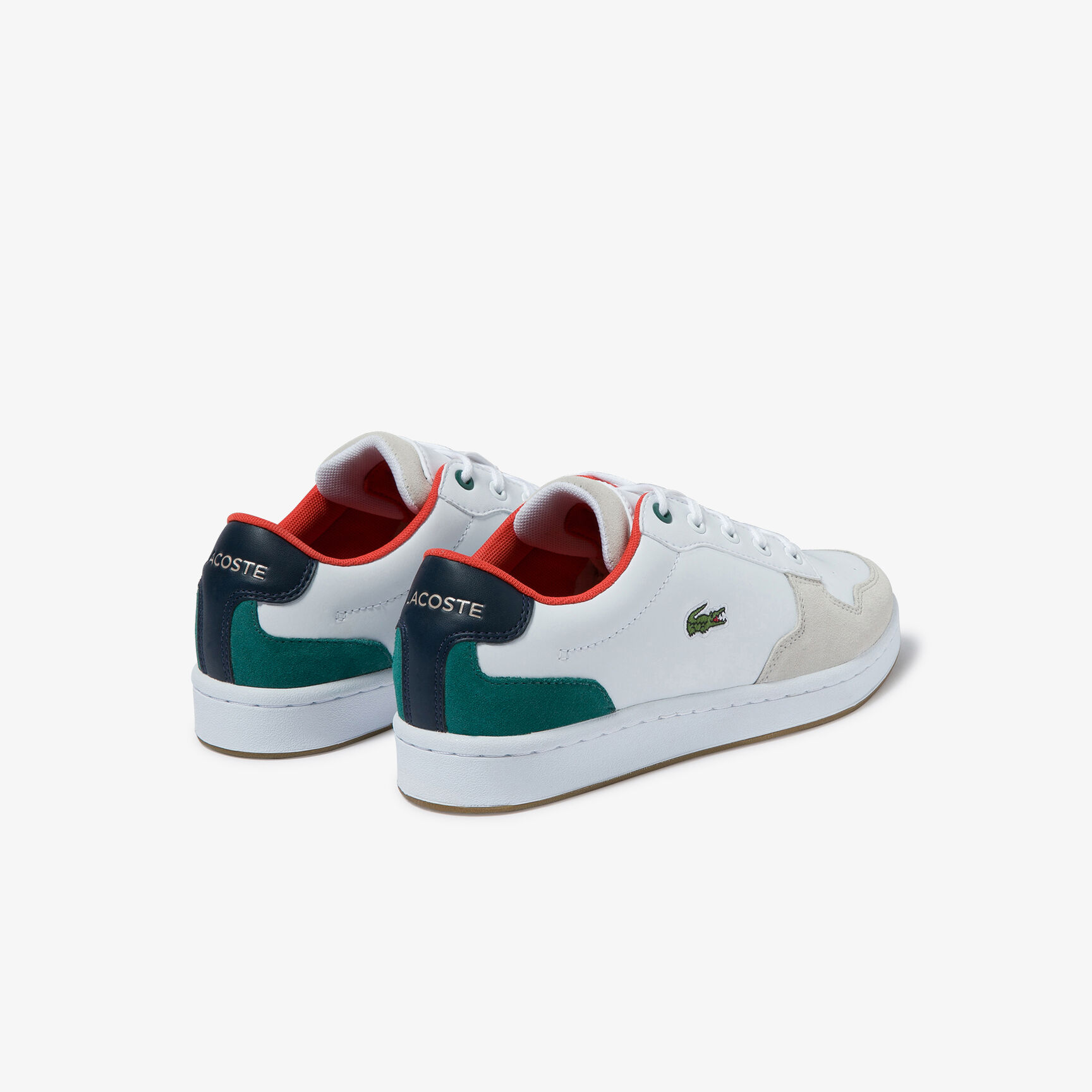 حذاء رياضي خفيف للشباب من مجموعة Masters Cup من الجلد الفضي والشمواه حذاء رياضي خفيف للشباب من مجموعة Masters Cup من الجلد الفضي والشمواه