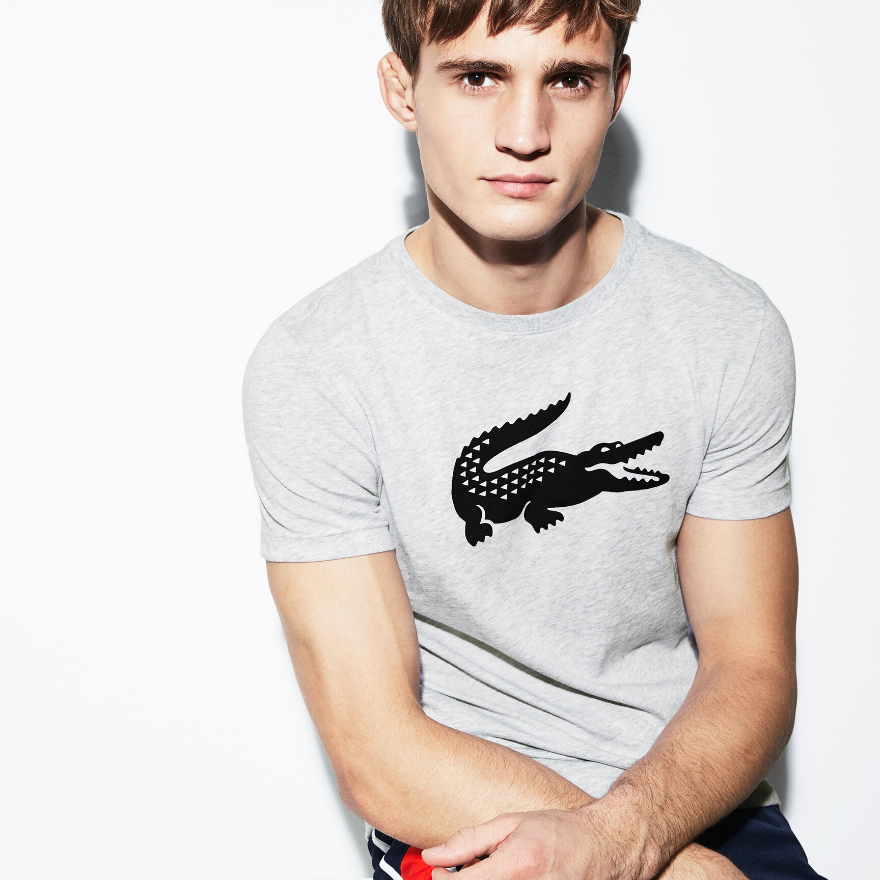 Men's Lacoste SPORT Oversized Crocodile Technical Jersey Tennis T-Shirt
