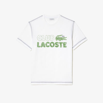 Men’s Lacoste Vintage Print Organic Cotton T-shirt