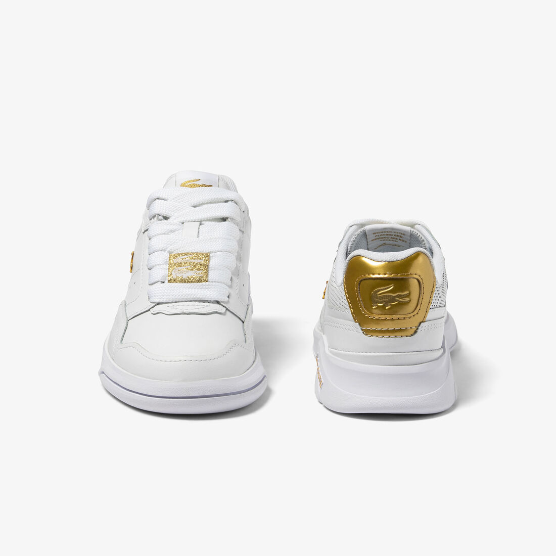 Women's Lacoste Game Advance Luxe Leather Trainers Women's Lacoste Game Advance Luxe Leather Trainers