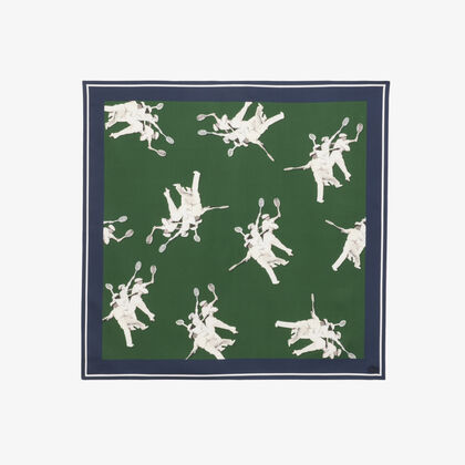 Lightweight Printed Silk Scarf
