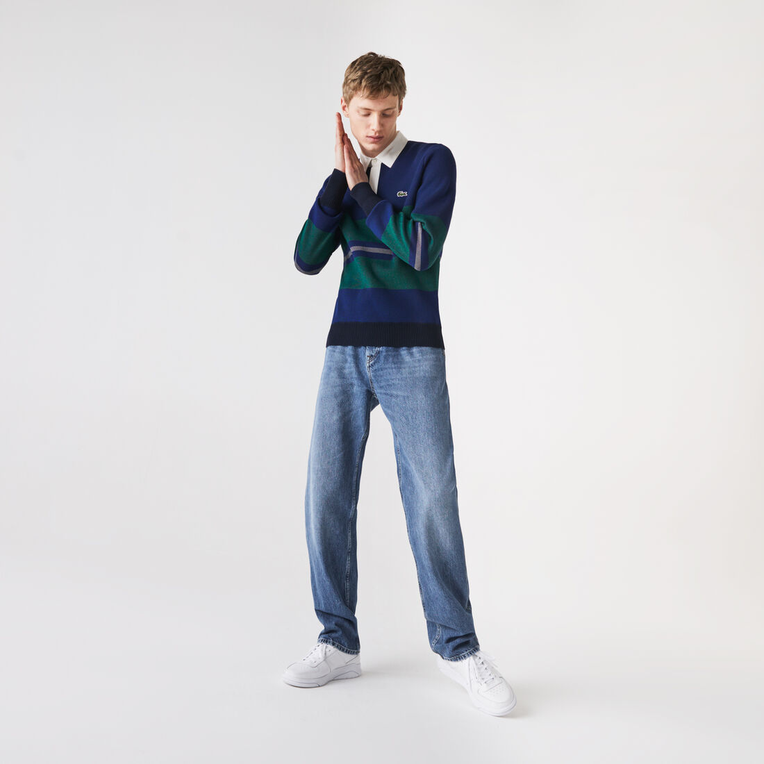 Men's Loose Cut Five-Pocket Cotton Denim Jeans