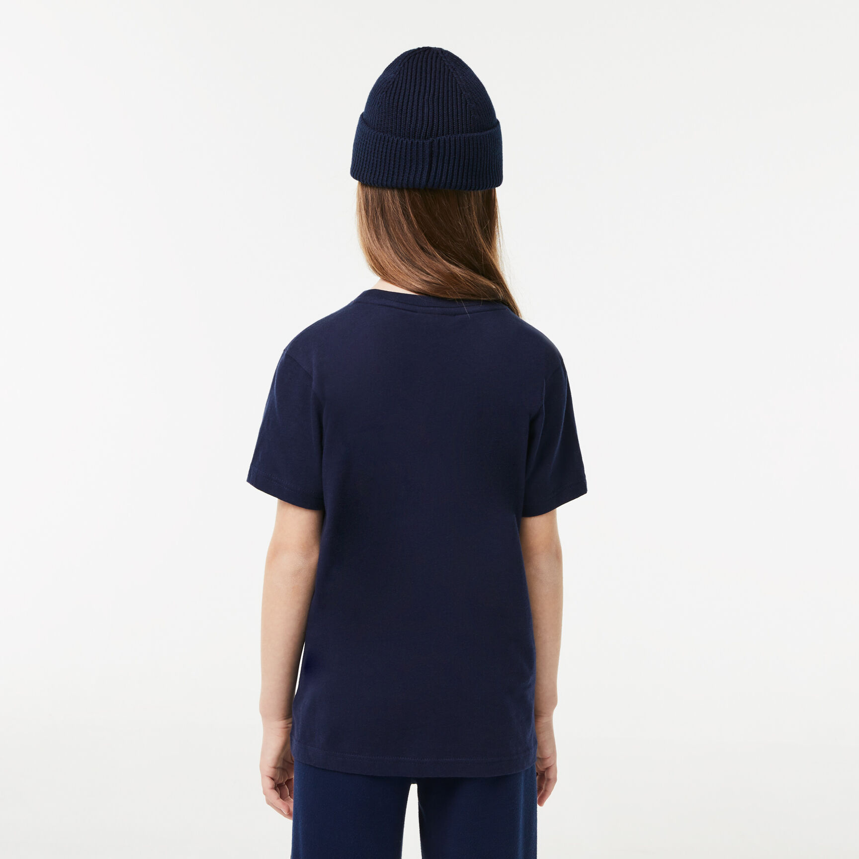 Kids' Crew Neck Cotton Jersey T-shirt