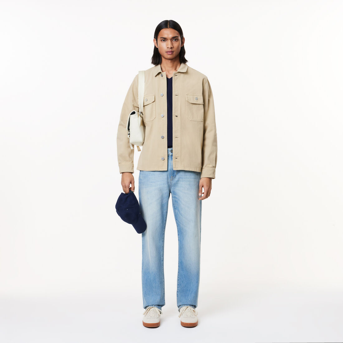 تيشيرت قطن بفتحة رقبة حرف V للرجال تيشيرت قطن بفتحة رقبة حرف V للرجال