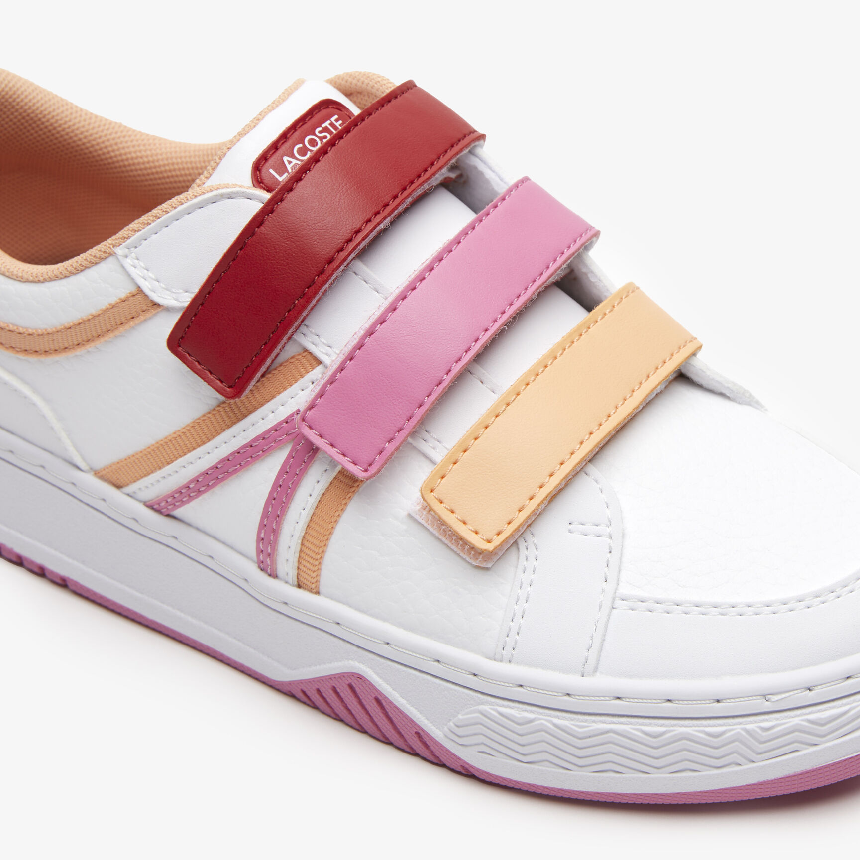 سنيكرز لاكوست L001 من خامات صناعية بثلاثة ألوان للأطفال