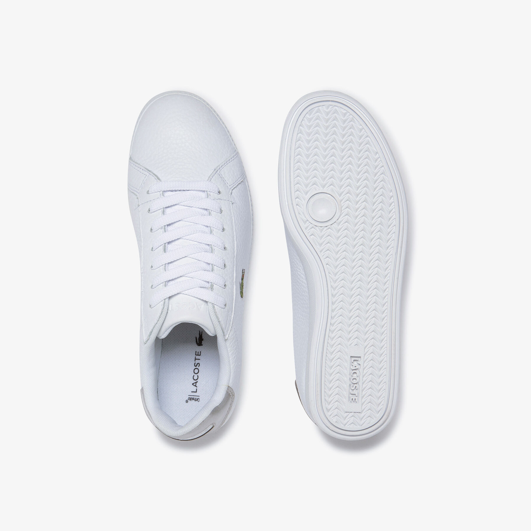 lacoste women s graduate leather trainers