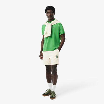 Regular Fit 3d Print Fleece Shorts