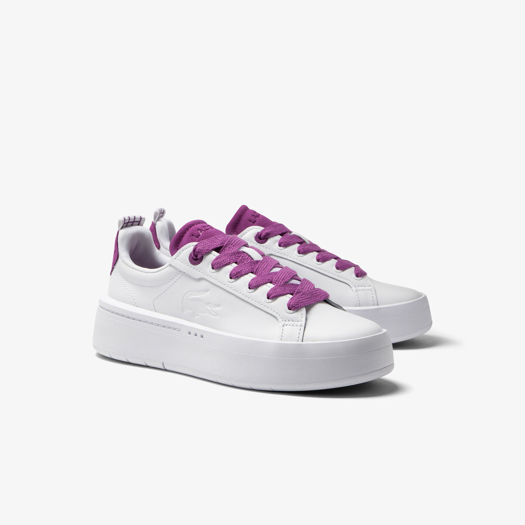 Women's Lacoste Carnaby Platform Leather Trainers Women's Lacoste Carnaby Platform Leather Trainers