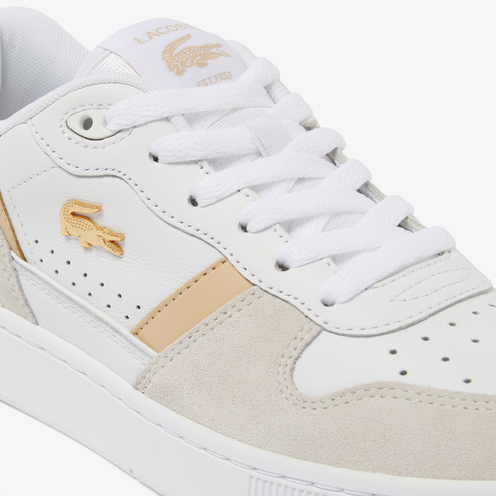 Women's T-Clip Set Leather Sneakers